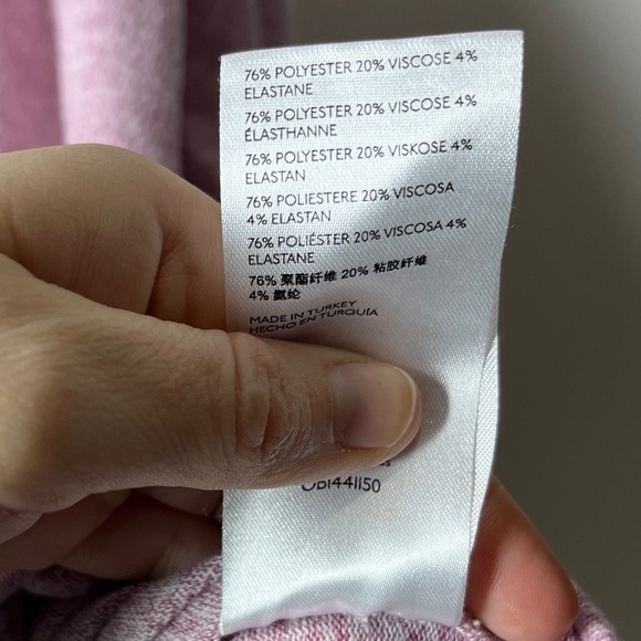 Anthropologie Maeve Tunic Cowl Neck Sweater Medium Relaxed Soft Pink Oversized - Picture 13 of 15